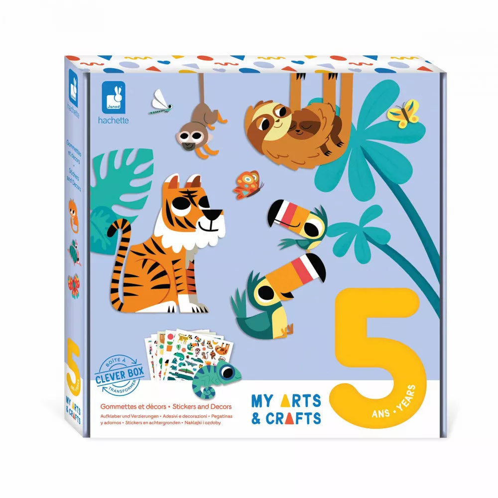 Janod Caja creativa 5 años Pegatinas Y Adornos