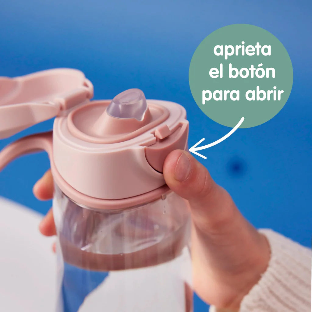 B.box Botella tritán con boquilla 450ml Lemon Twist