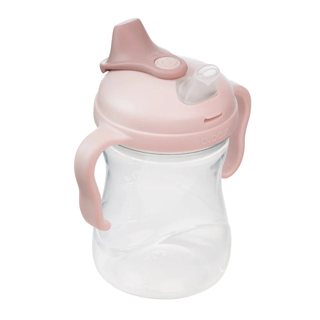 B.box Pack taza y vaso para bebé 3 en 1 Blush