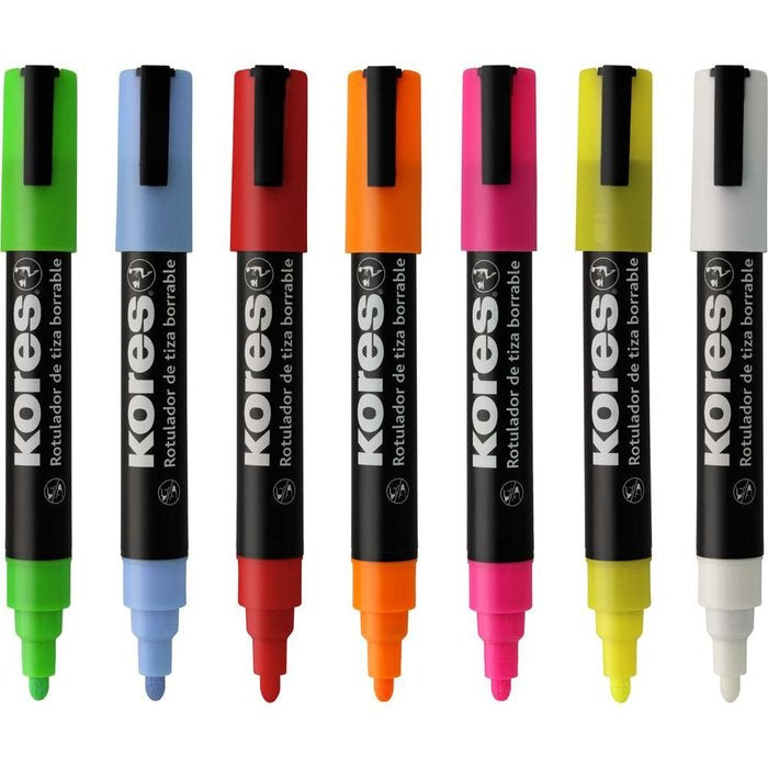Rotulador tiza líquida pack 6 colores
