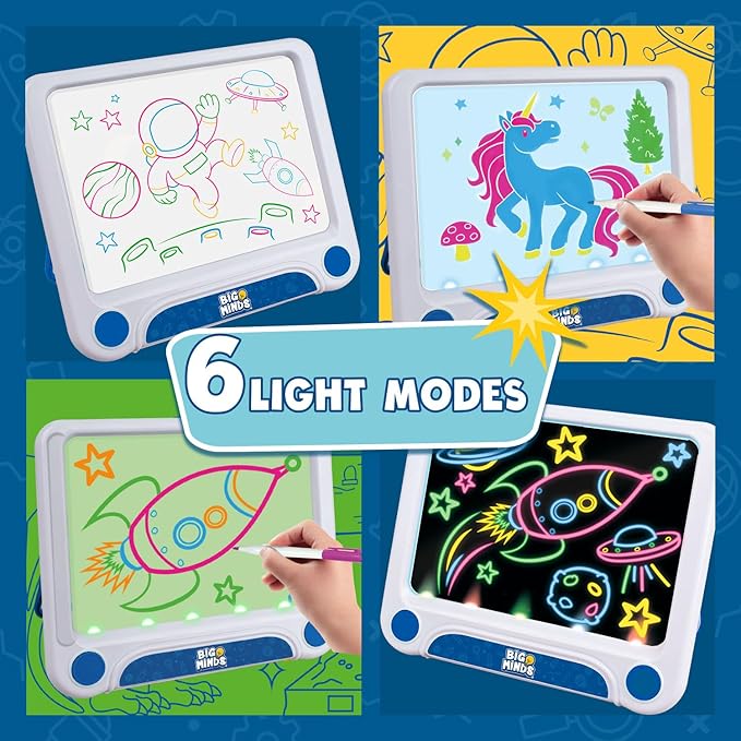 Big Minds Pizarra Led dibujo neón