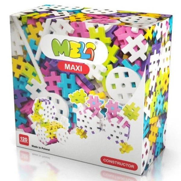 Meli Maxi Constructor pastel 120 piezas