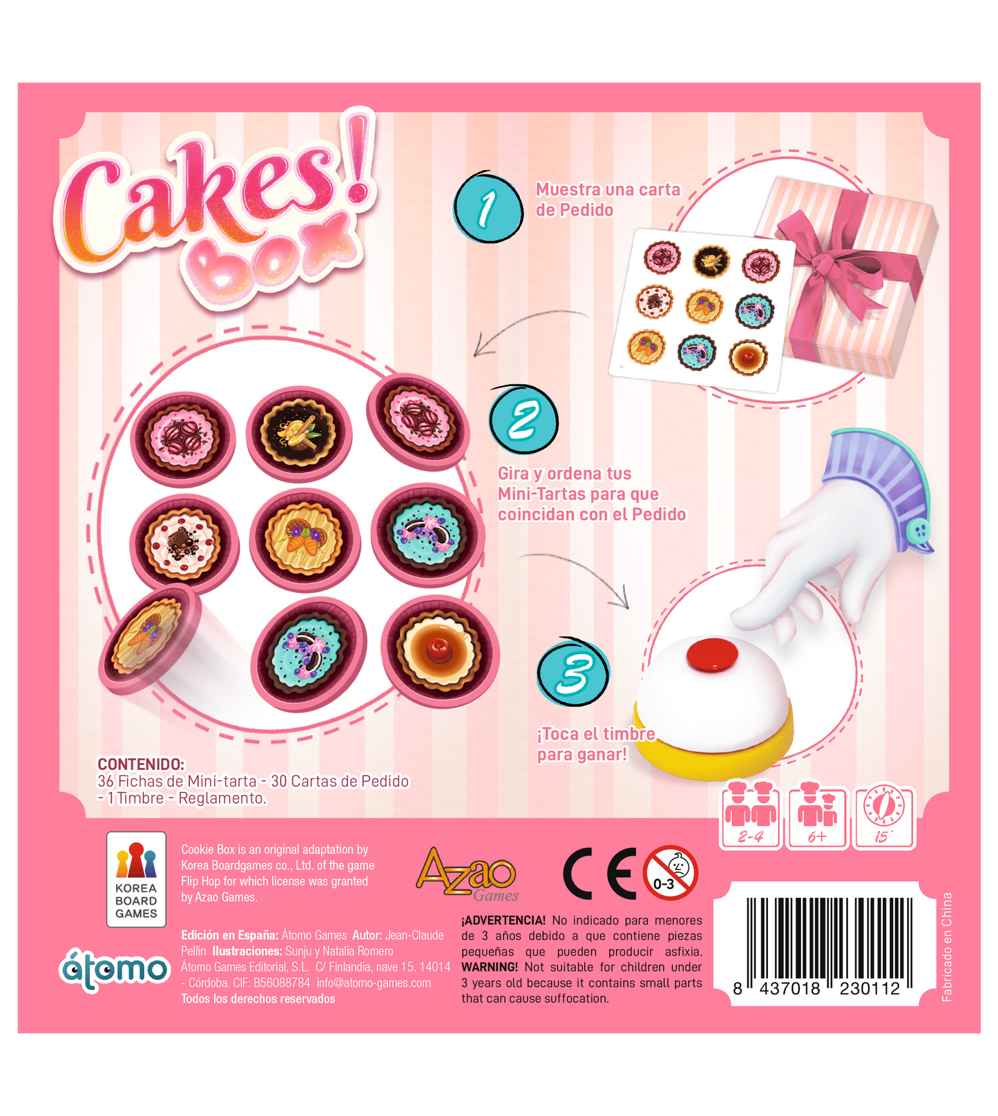 Átomo Cakes! Box