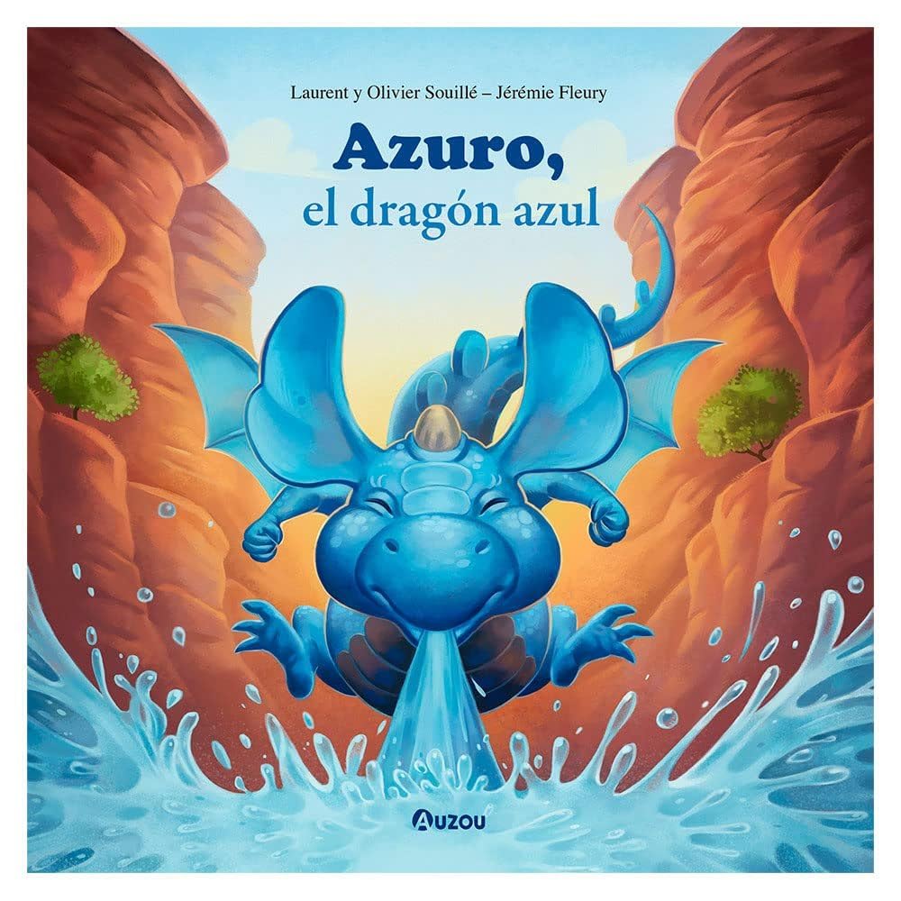 Azuro el dragón azul