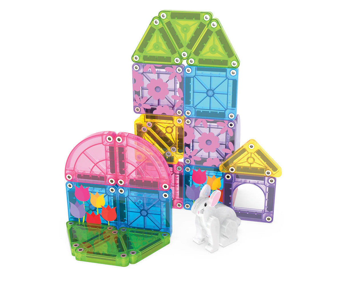 Magna-tiles Micro Mags Travel Set Spring Garden