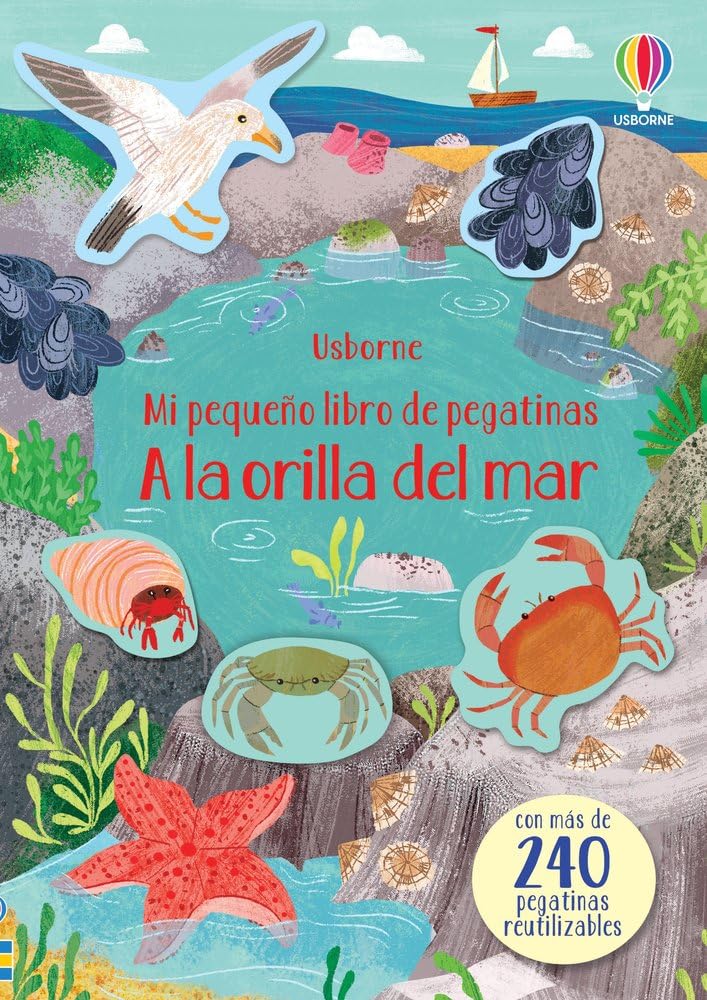 Mi pequeño libro de pegatinas A la orilla del mar