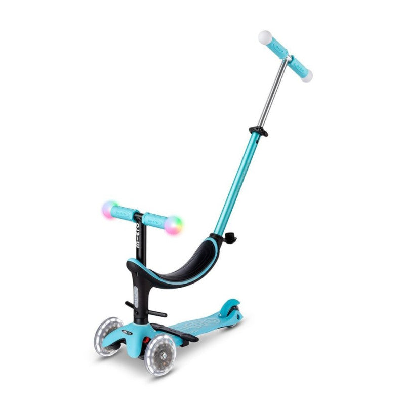 Micro Patinete Mini2Grow Deluxe Magic Led Azul