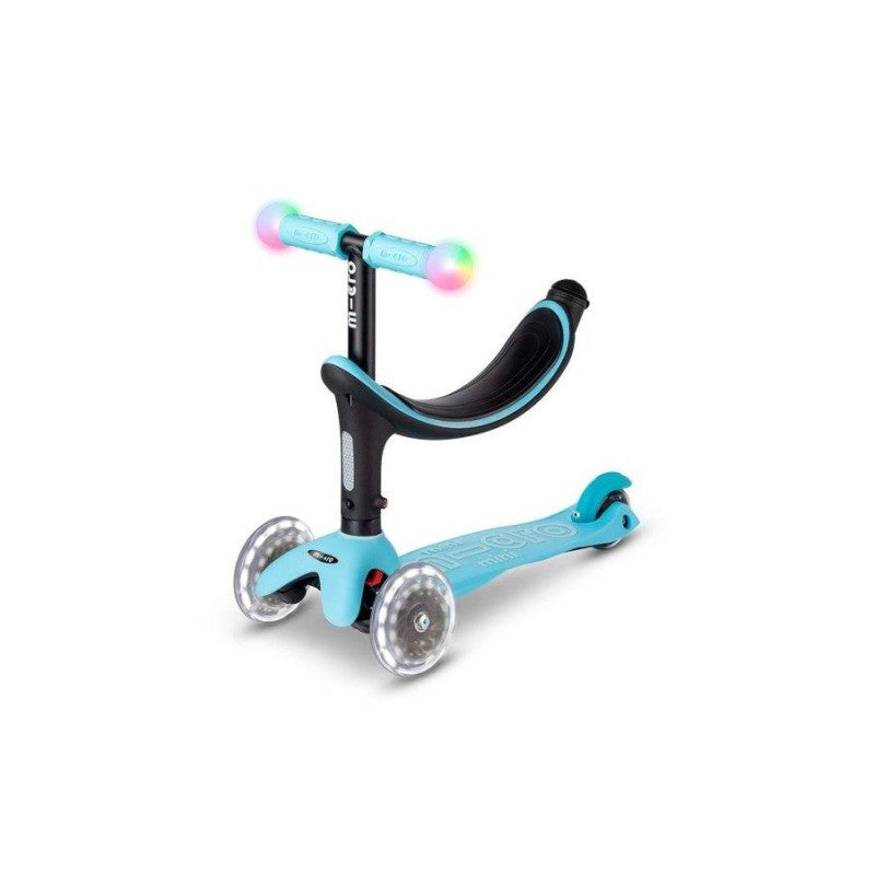 Micro Patinete Mini2Grow Deluxe Magic Led Azul