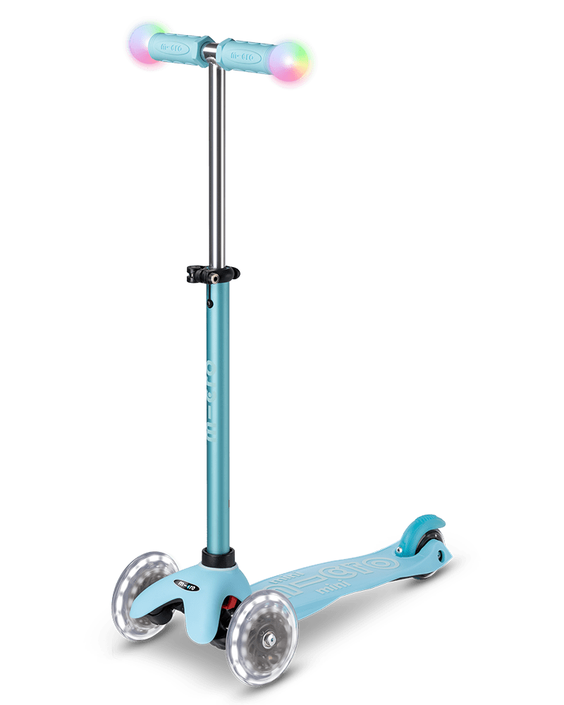 Micro Patinete Mini2Grow Deluxe Magic Led Azul