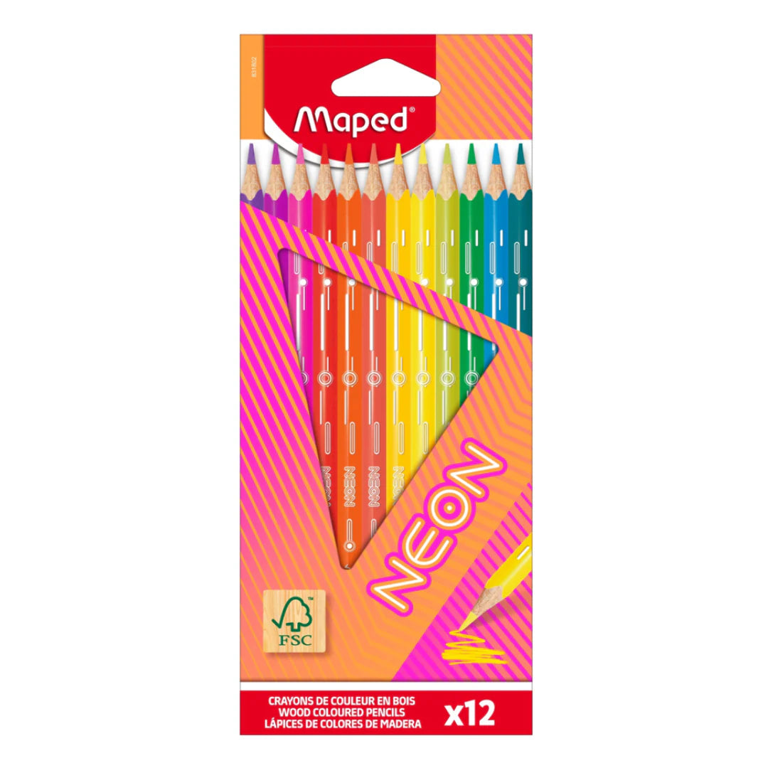 Maped 12 creyones Neón