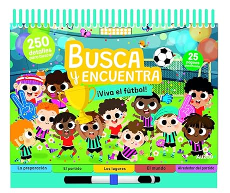Auzou Busca y encuentra Viva el Fútbol