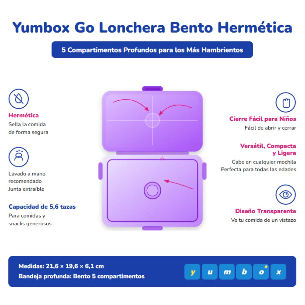 Yumbox Go Bento Box Kyoto Purple