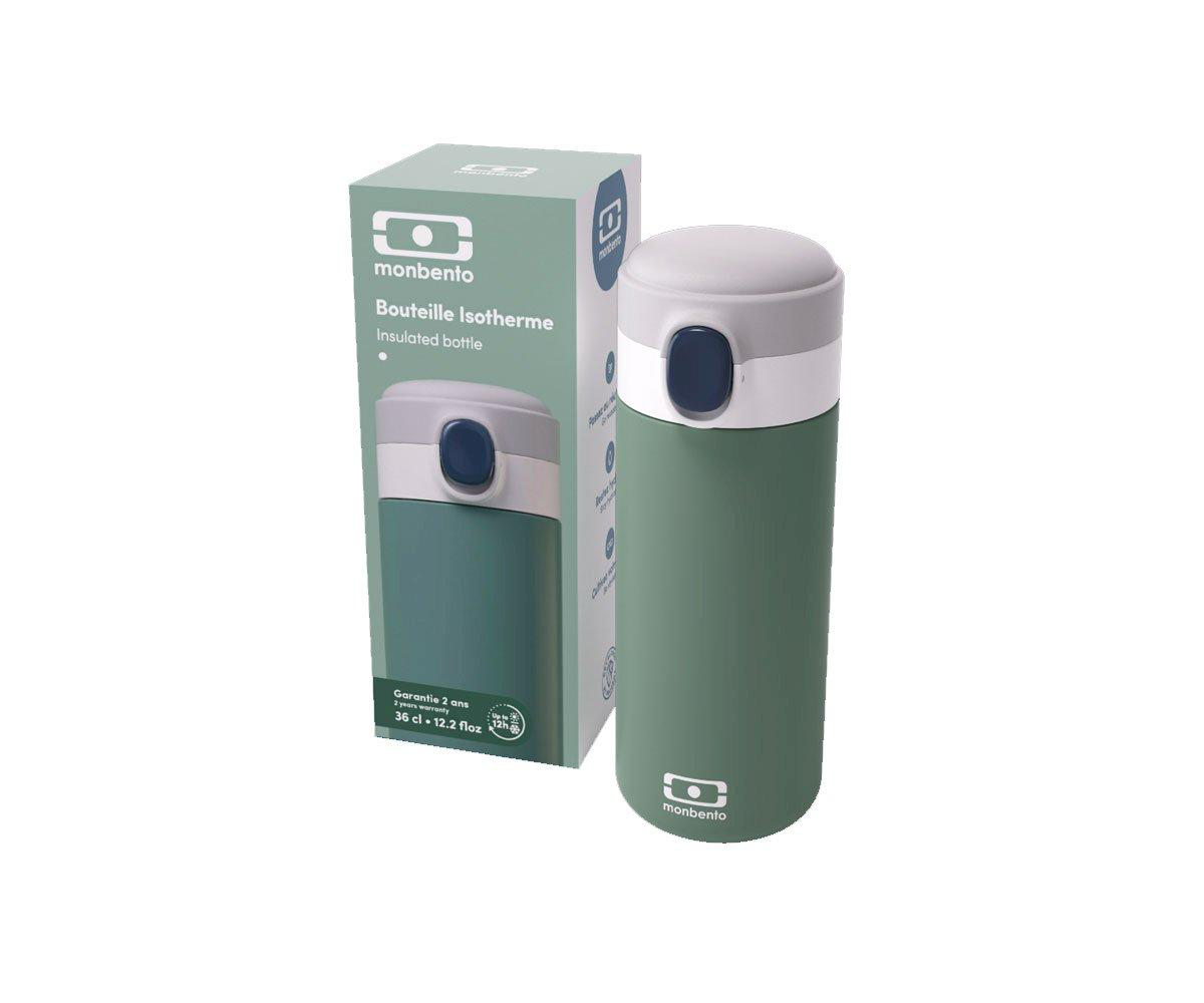 Monbento Botella térmica 360 ml Verde natural