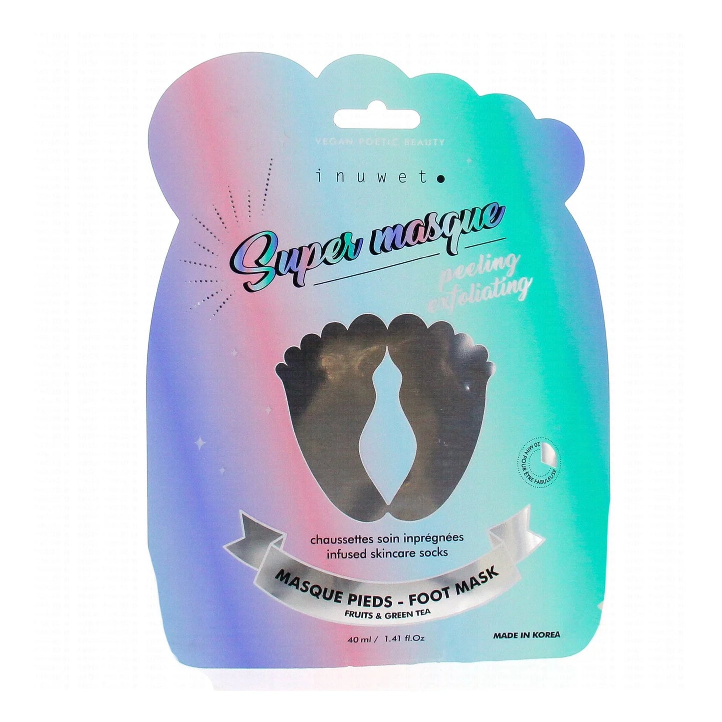 Inuwet mascarilla hidratante para pies