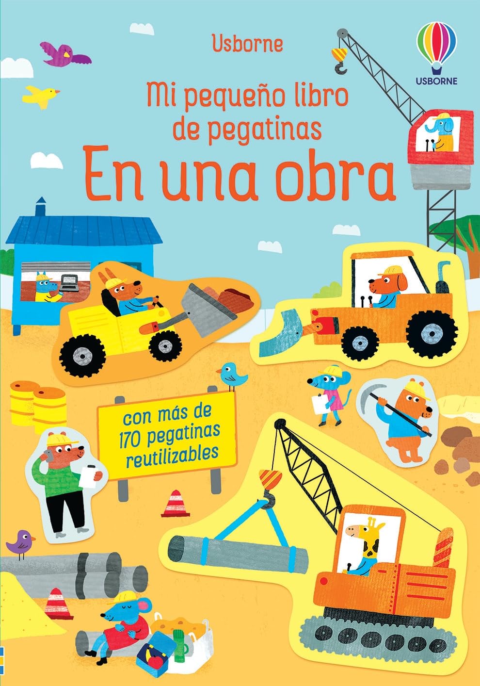 Mi pequeño libro de pegatinas En una obra