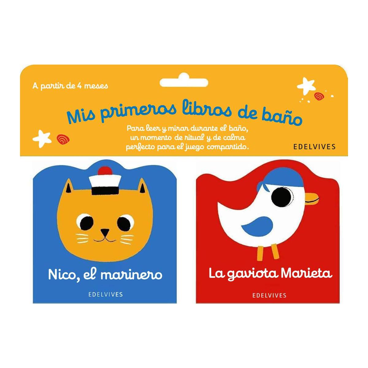 Mis primeros libros de baño: Gato y gaviota