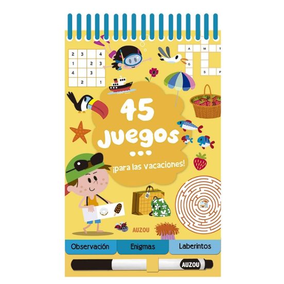 Auzou 45 juegos…para las vacaciones
