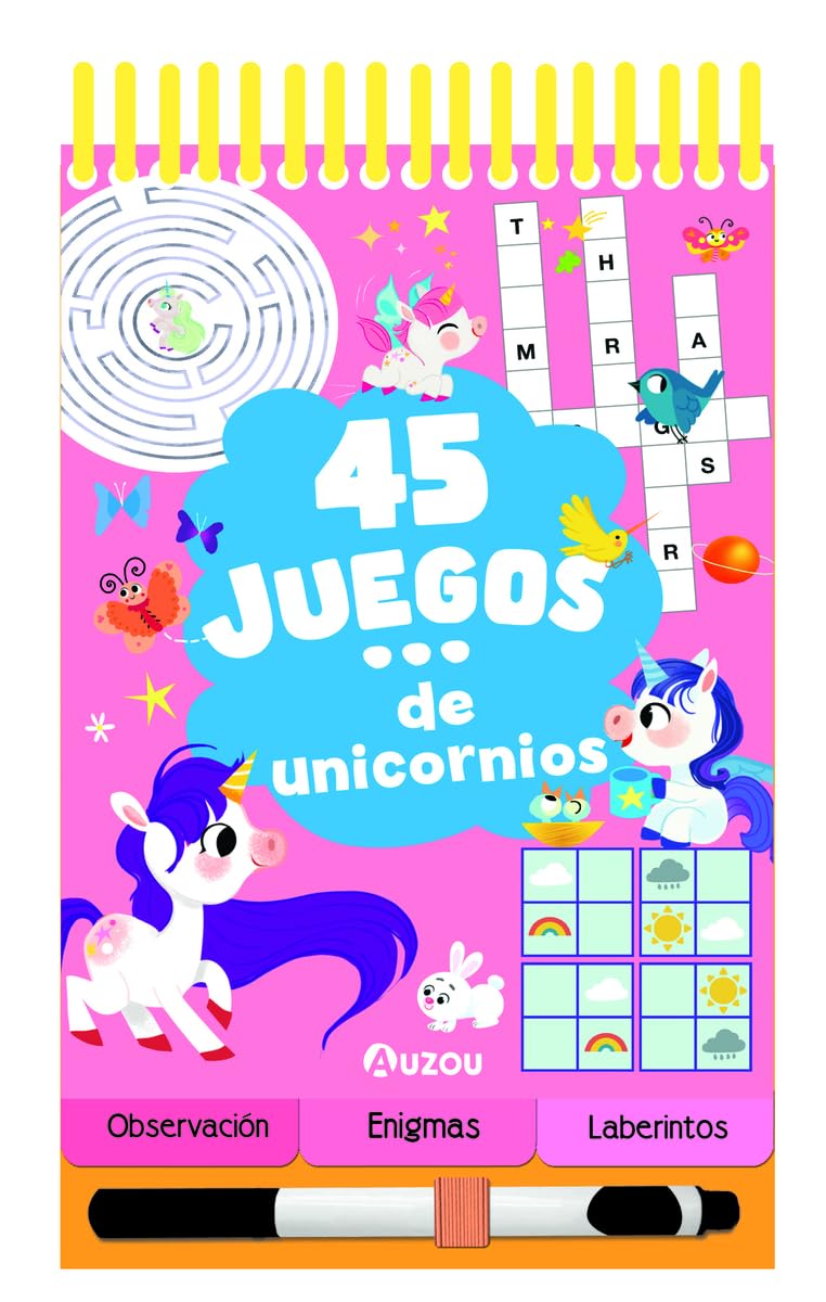 Auzou 45 juegos…de unicornios