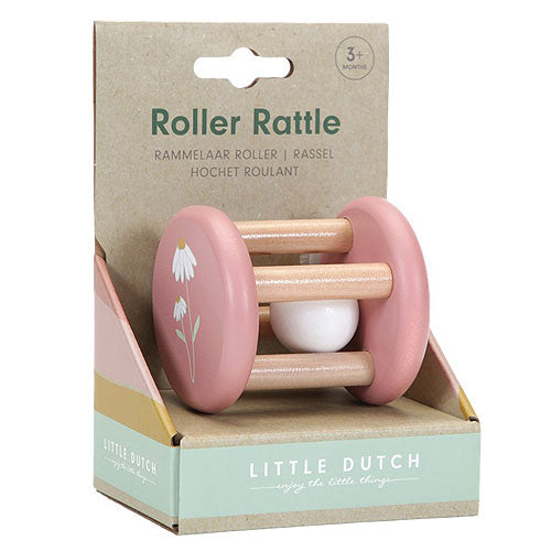 Little Dutch sonajero roller flower rosa