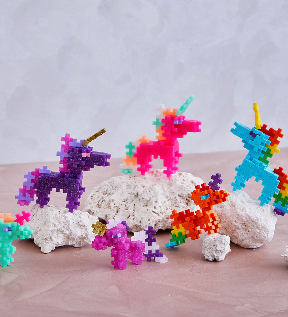 Plus Plus Tubo 100 piezas Pearl Unicorns