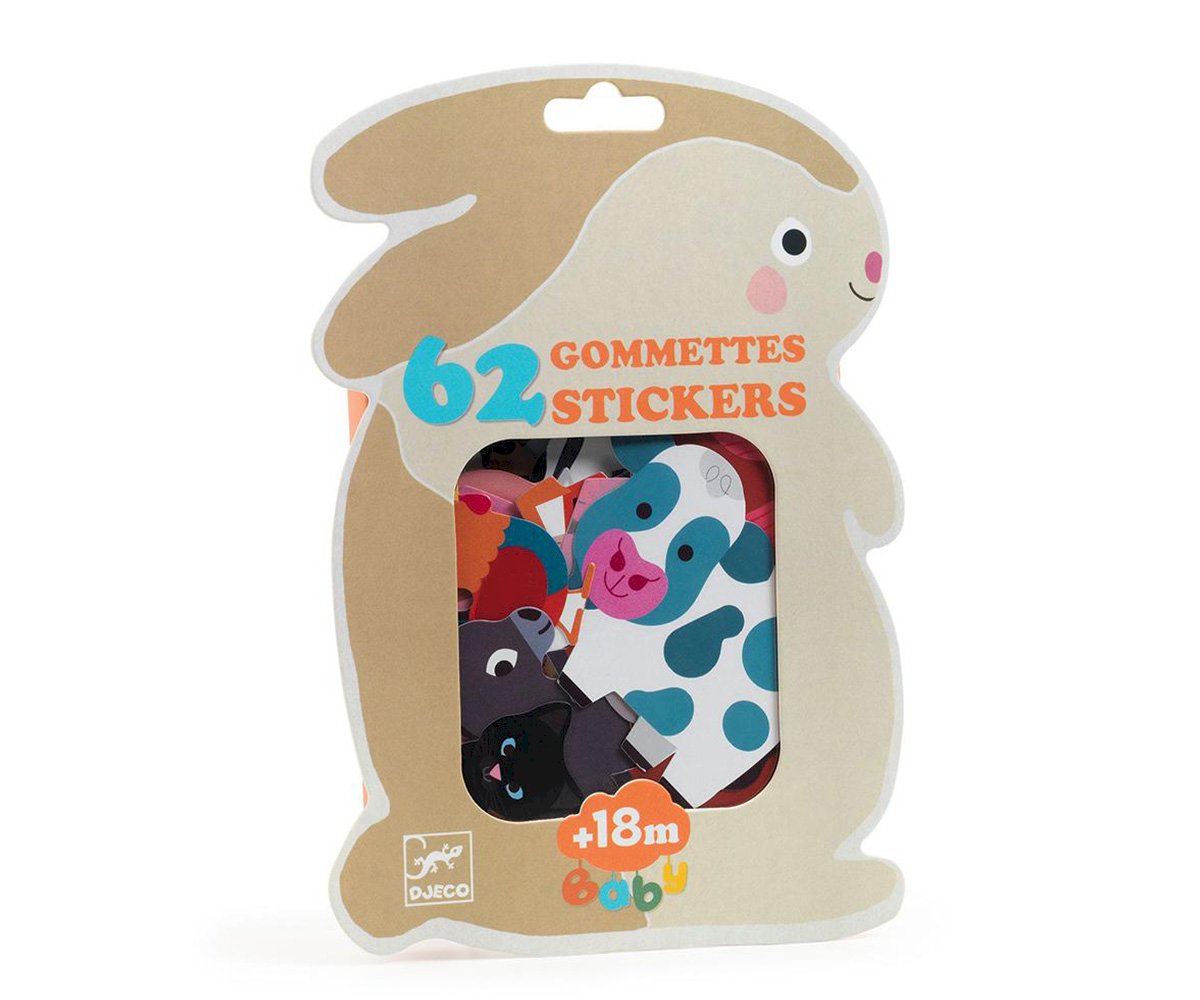 Djeco Baby Pegatinas Animales de granja