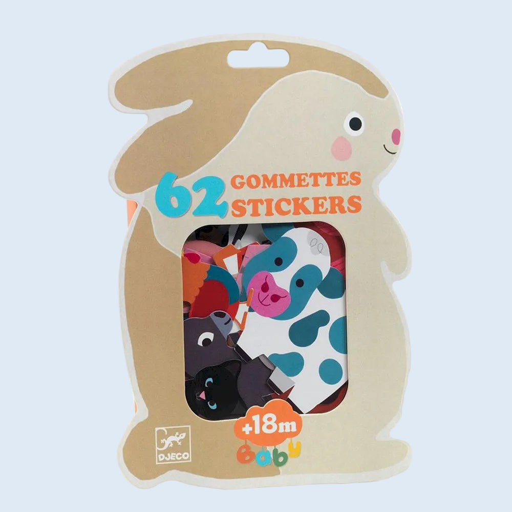 Djeco Baby Pegatinas Animales de granja