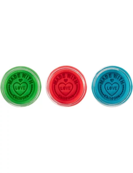 ChildGen Pack 3 Tarros de Plastilina Verde, azul y rojo