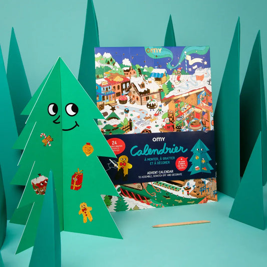 Omy Calendario de adviento rasca y pega