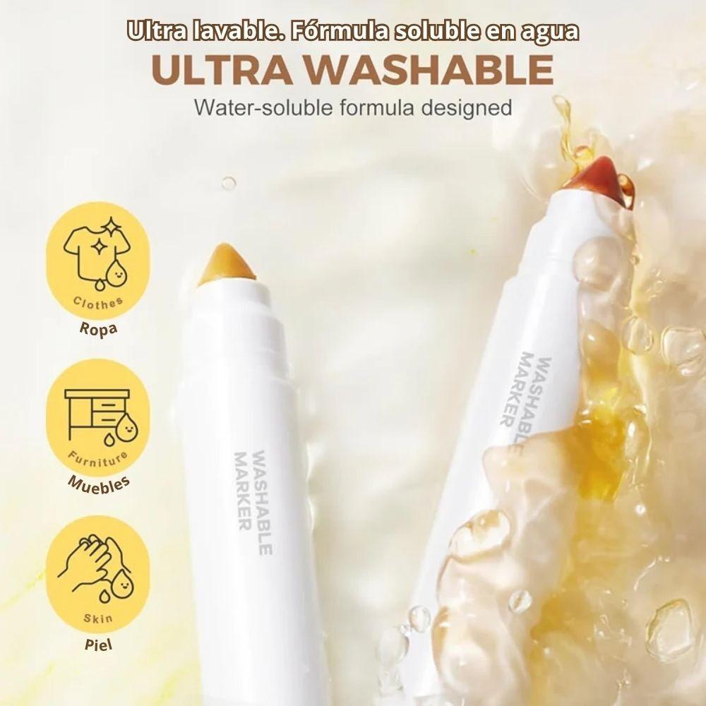 Jarmelo Rotuladores 12 colores Ultra Lavable Wash Power