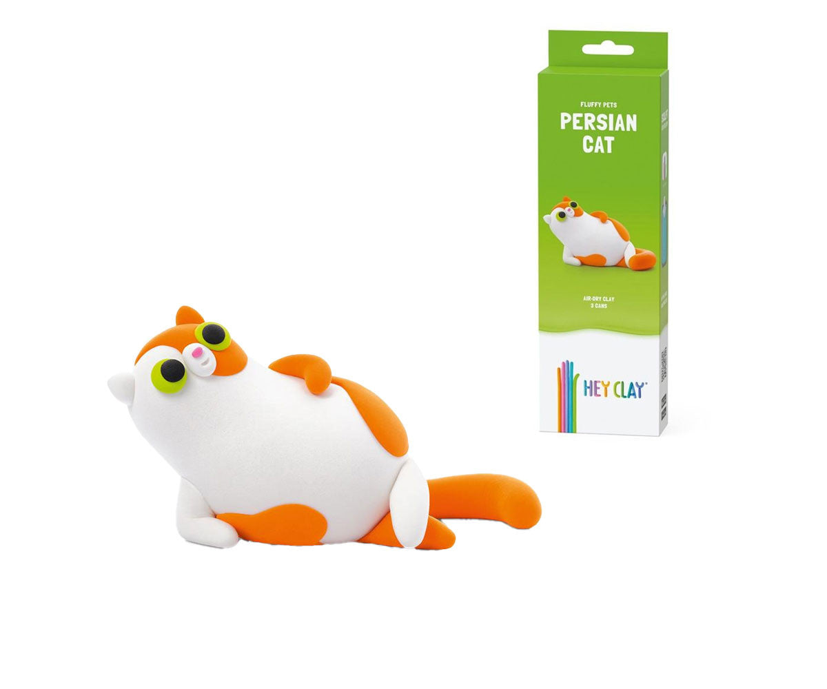 Hey Clay Pasta de moldear Gato Persa