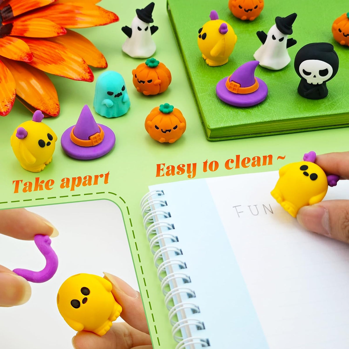 Apli kids Halloween gomas de borrar