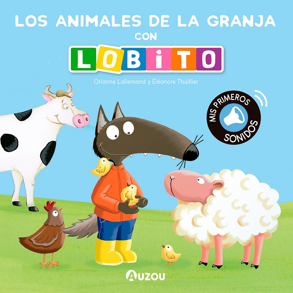 Los animales de la granja con Lobito - Auzou.