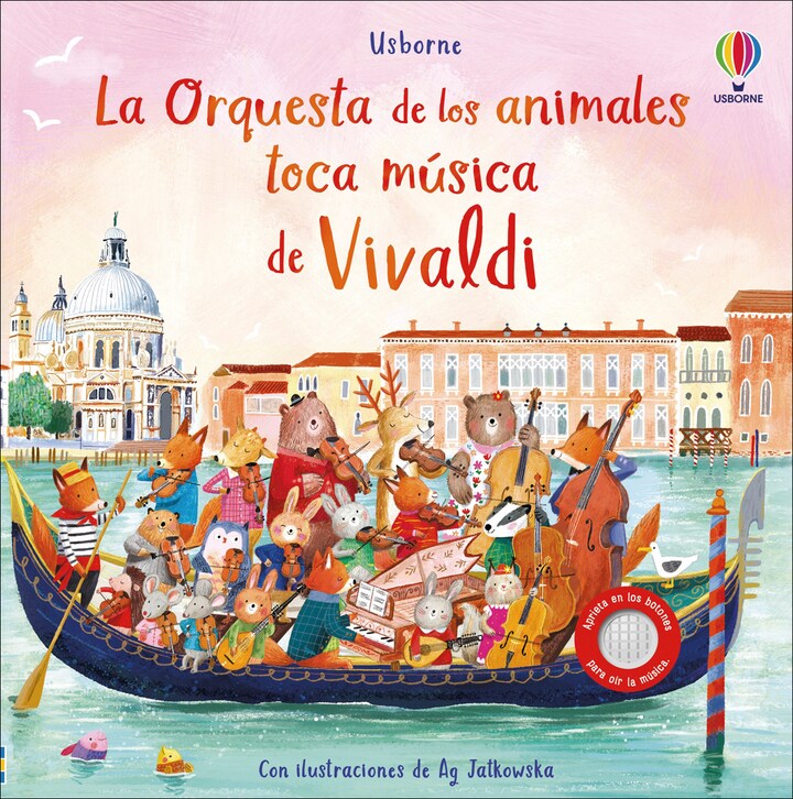 La orquesta de lo animales toca música de Vivaldi - Usborne.