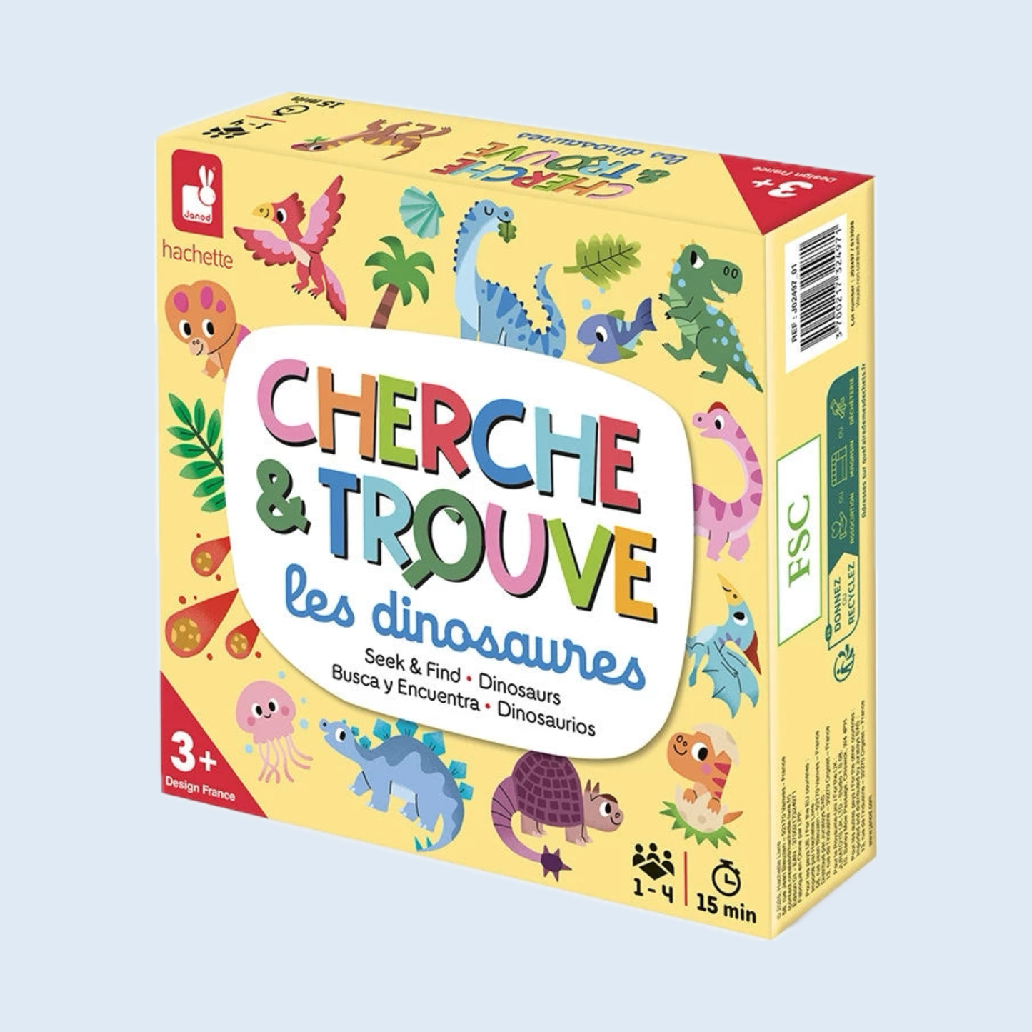 Janod Mi primer Busca y encuentra Los dinosaurios