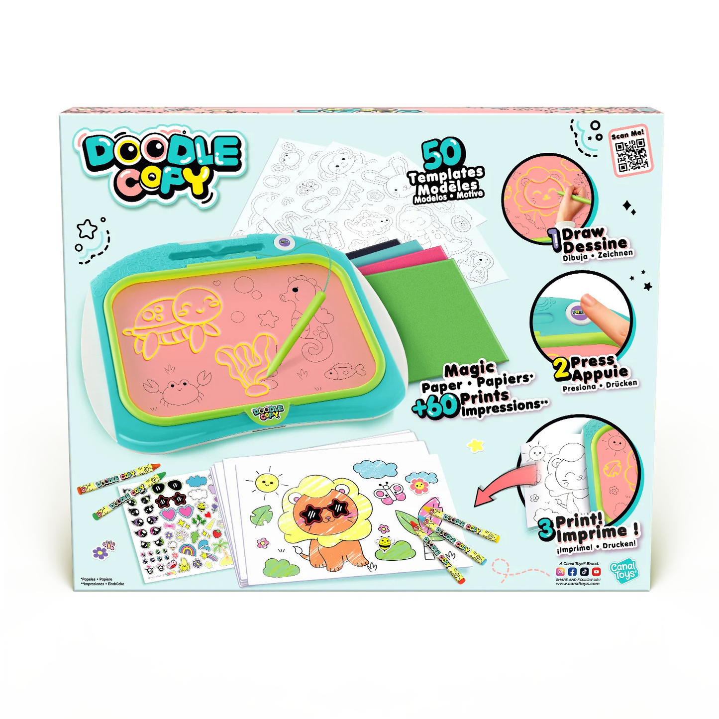 Canaltoys Pizarra Impresora Doodle Copy