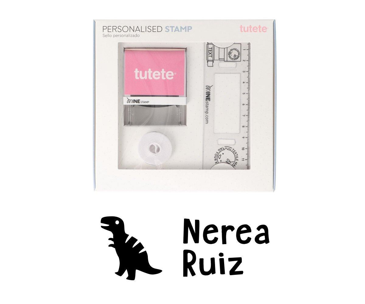 Tutete Sello personalizado T rex