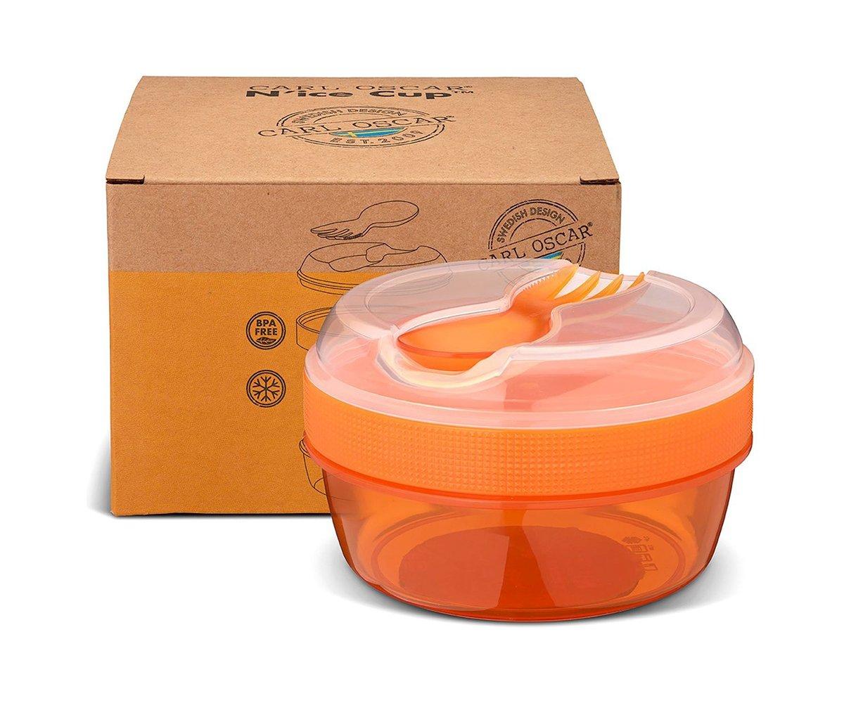 Carl Oscar Caja almuerzo N’ice Cup Naranja