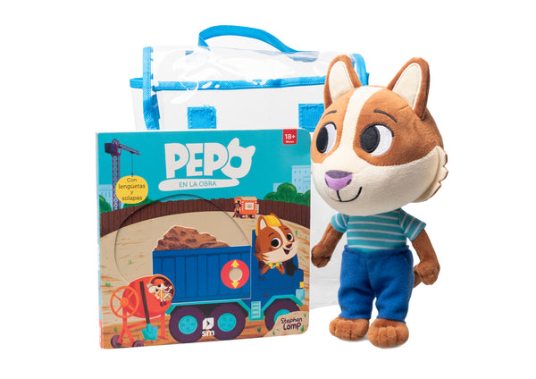 Pepo en la obra Pack peluche
