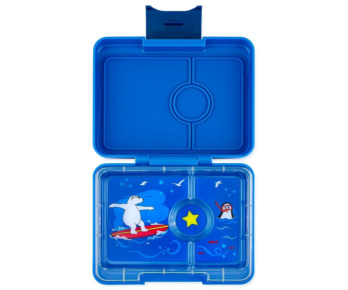 Yumbox Caja de almuerzo Oso polar Azul