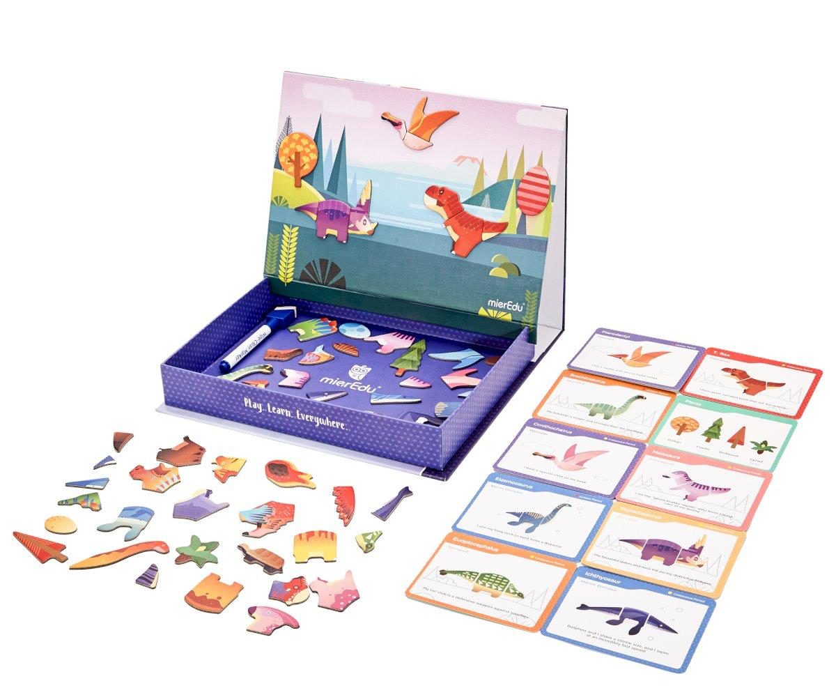 MierEdu Libro magnético Mundo Dino