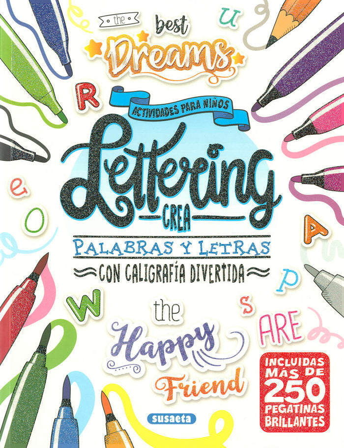 Lettering crea palabras y letras