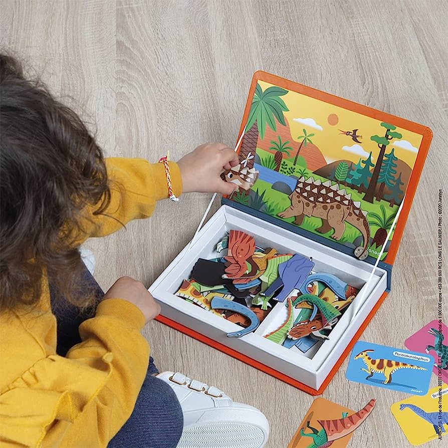 Janod Magneti Book Dinosaurios