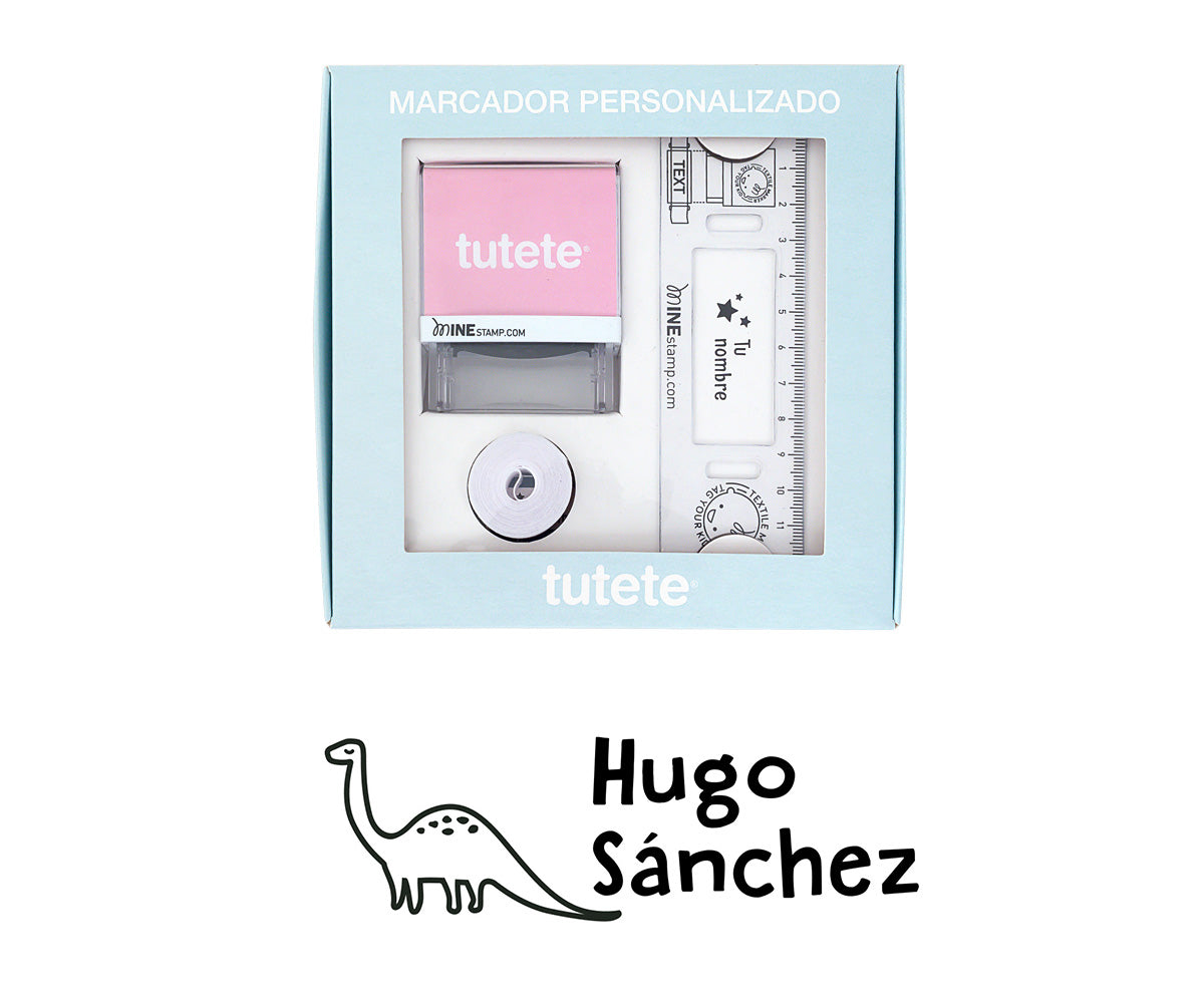 Sello personalizado Diplodocus Tutete