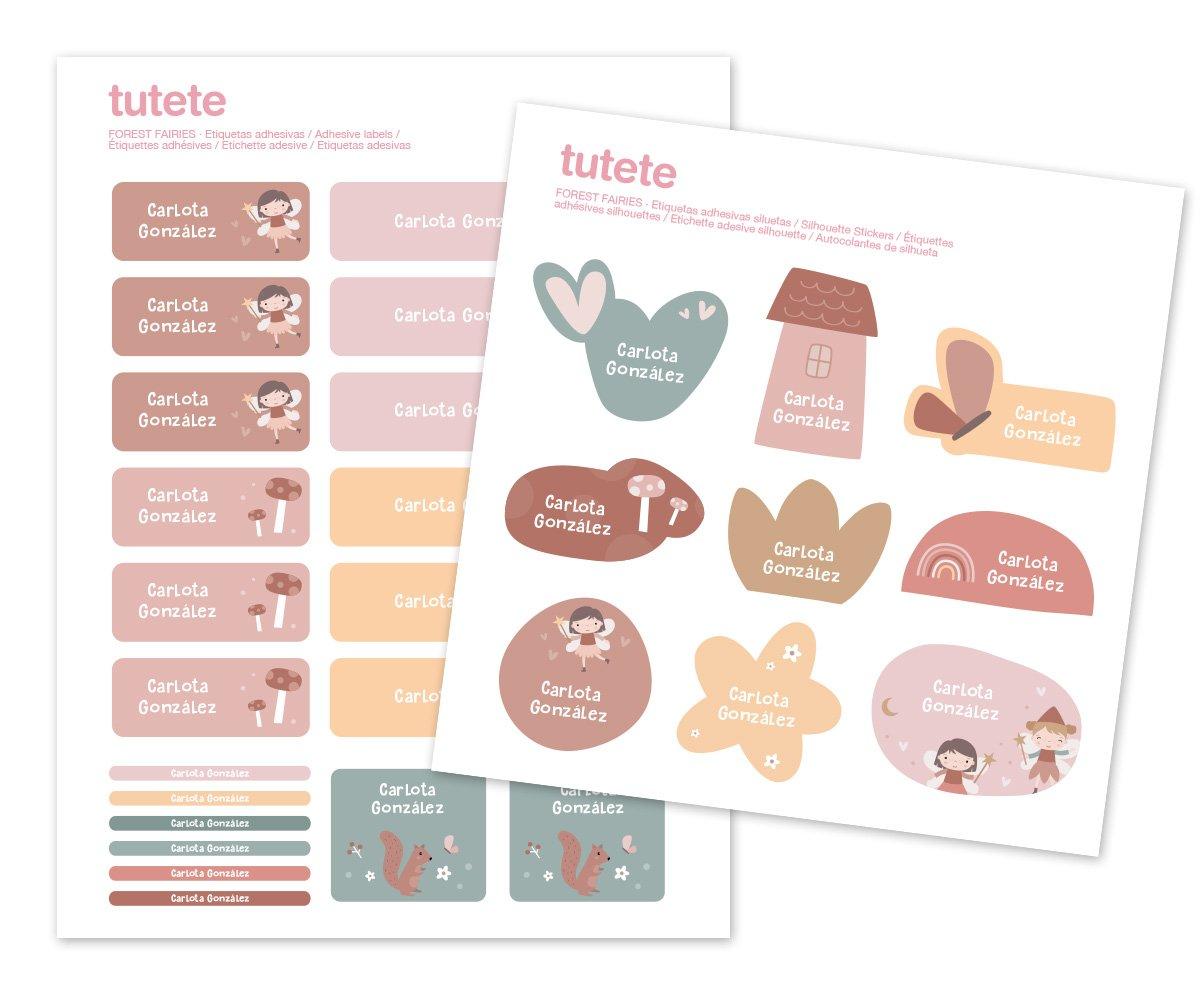 Tutete Pegatinas para objetos personalizadas Wild Fairies