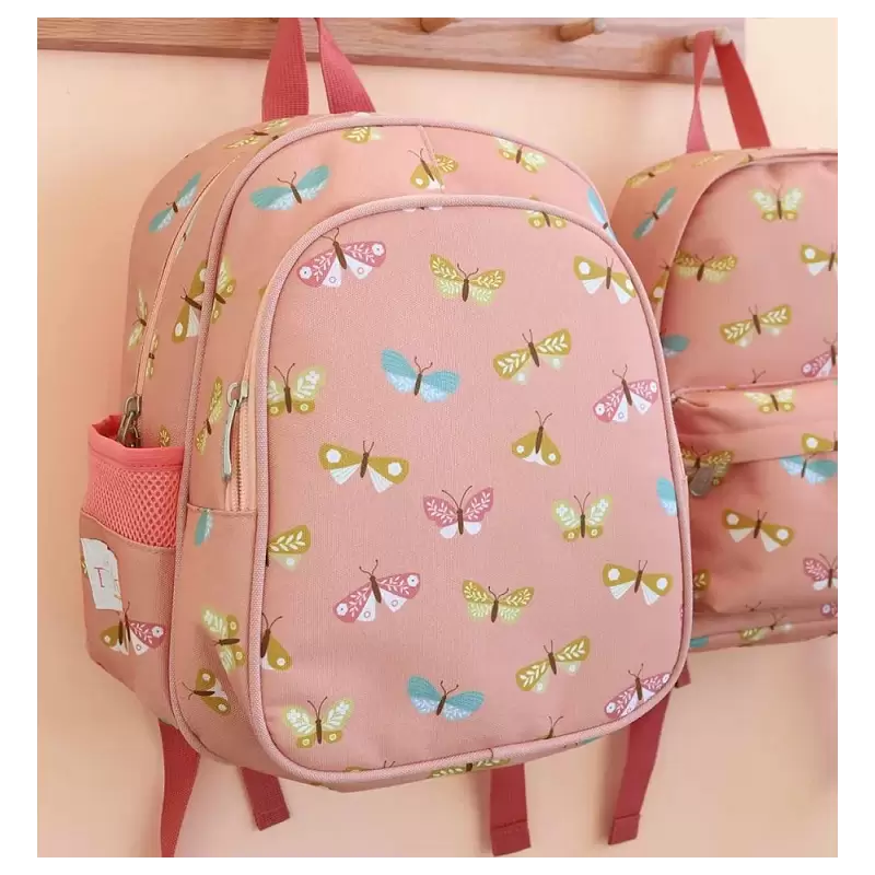 A Little Lovely Company Mochila bolsillo térmico Mariposas