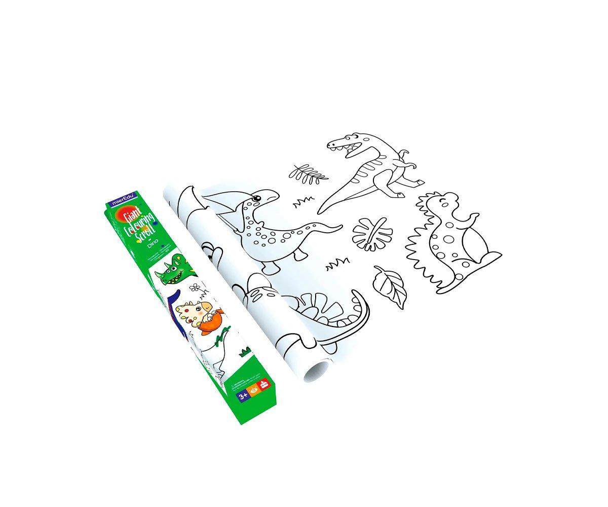 MierEdu Rollo gigante para colorear Dino