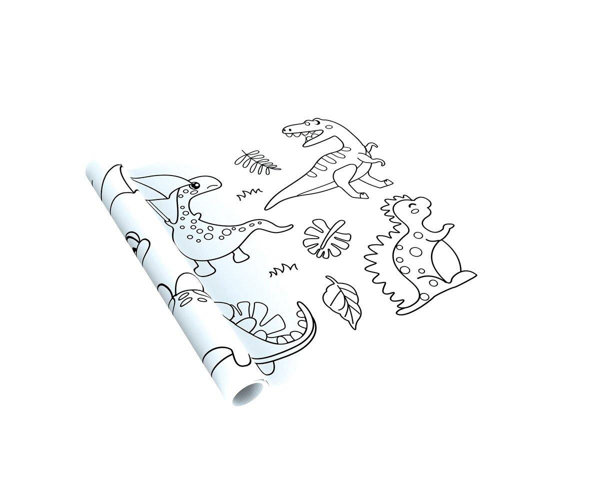 MierEdu Rollo gigante para colorear Dino