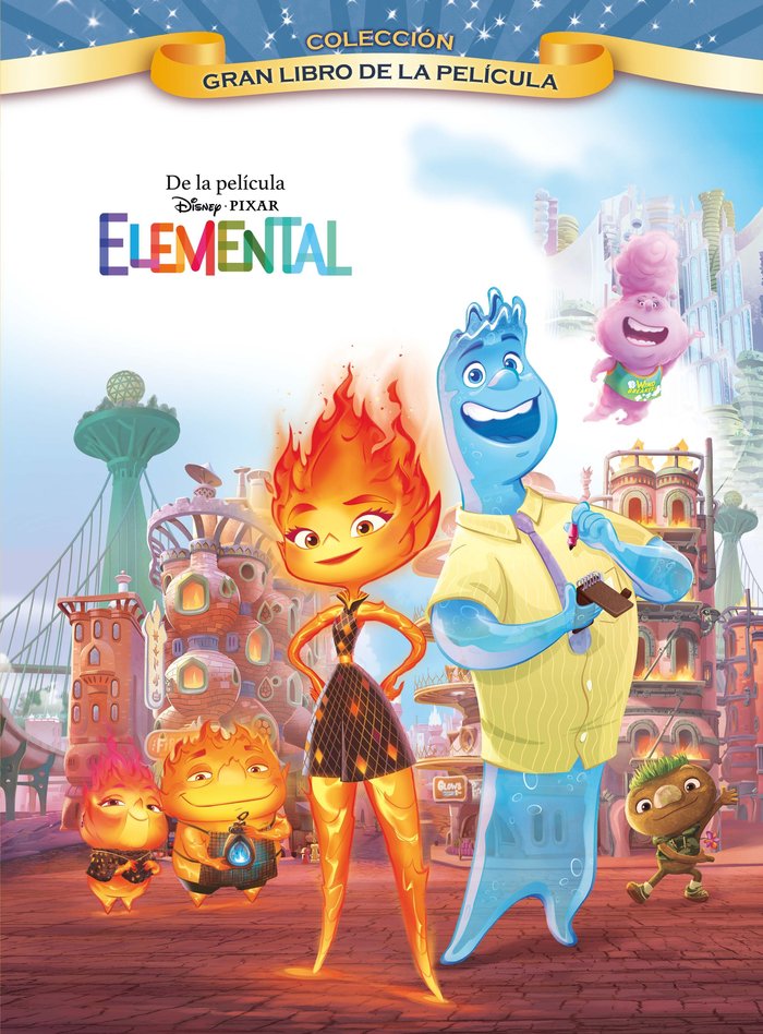 Disney Gran libro de la película Elemental