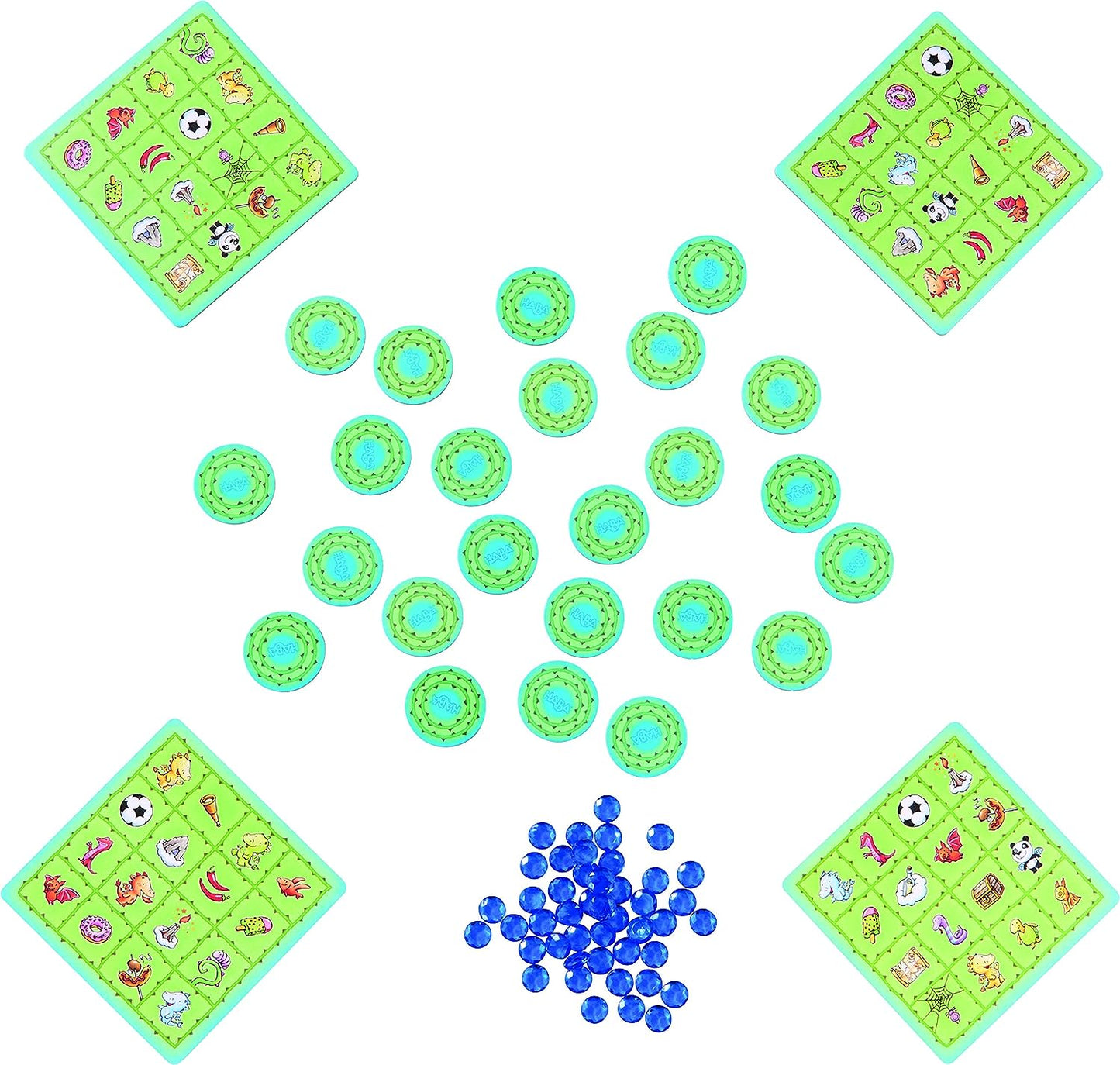 Haba Dragón Chispas Bingo de la suerte