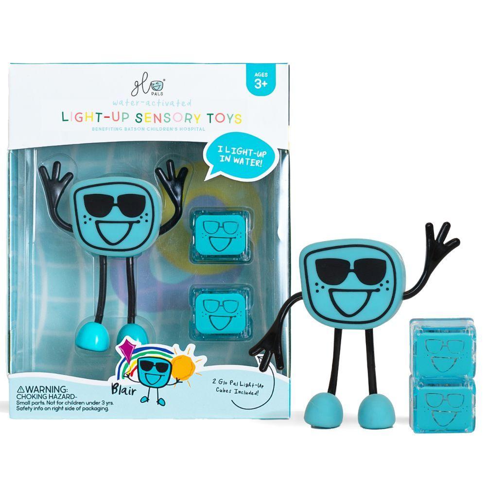 Glopals Set cubos de luz y muñeco Blair Azul